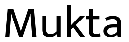 Mukta Font