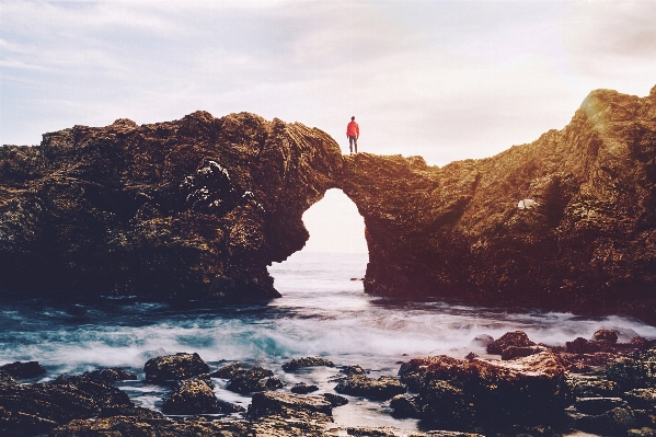 Beach landscape sea coast Photo