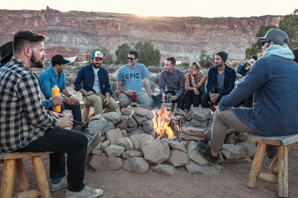 Gathering people sitting tourism Photo