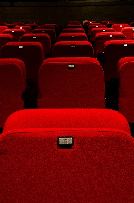 Red magenta movie theater Photo