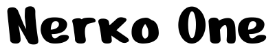 Nerko One Font