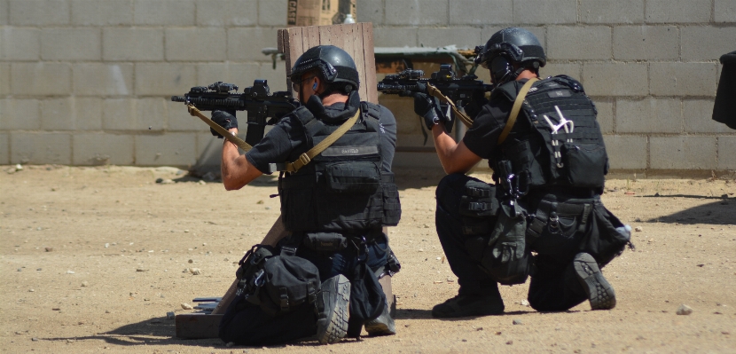 Person soldier swat lapd Photo