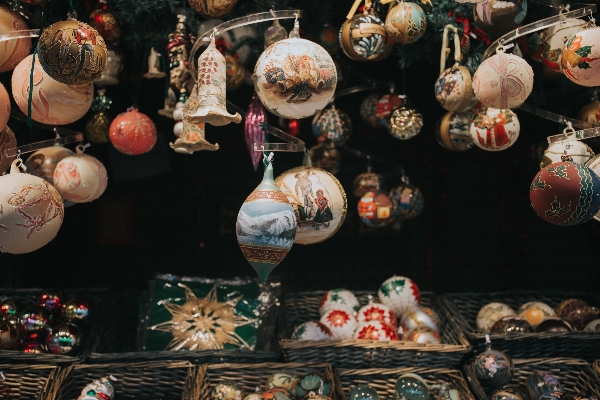 Decoration hanging basket christmas Photo