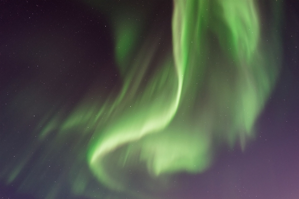 Atmosphere green northern light aurora Photo