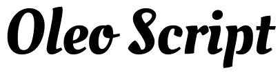 Oleo Script Font