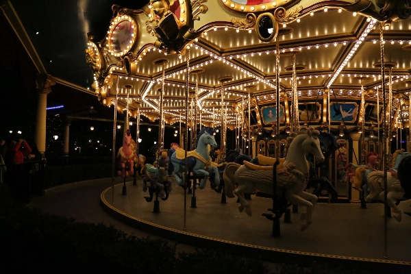 Recreation amusement park carousel Photo