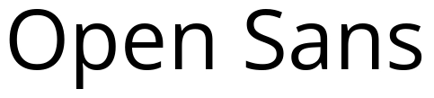 Open sans Font