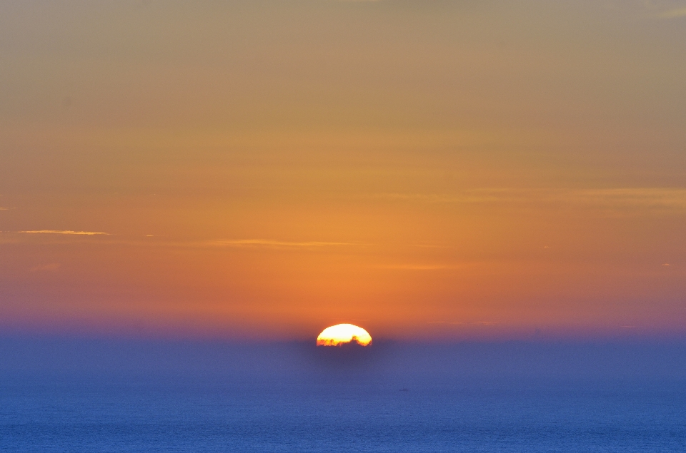 Meer ozean horizont wolke