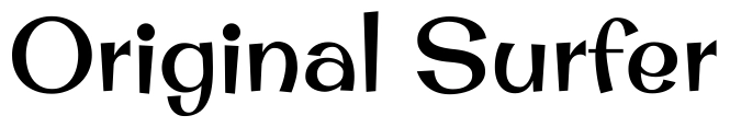 Original Surfer Font