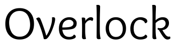 Overlock Font