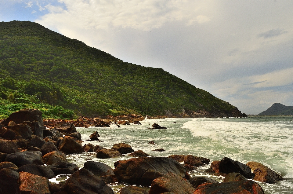 Plage paysage mer côte