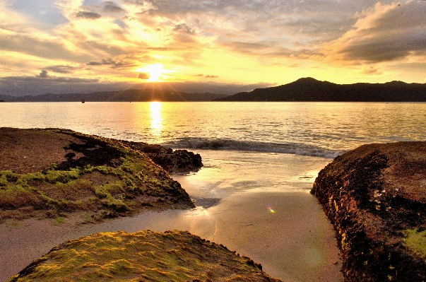 Beach landscape sea coast Photo