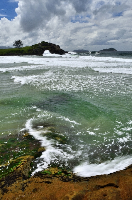 Plage mer côte eau