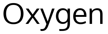 Oxygen Font