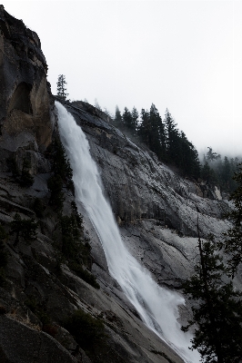 Water rock waterfall wilderness Photo