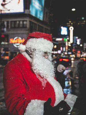 赤 ホリデー クリスマス ひげ 写真