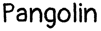 Pangolin Font