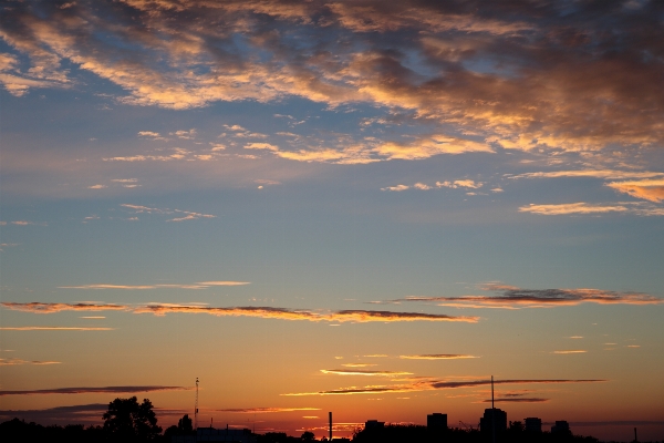 Landscape sea horizon cloud Photo