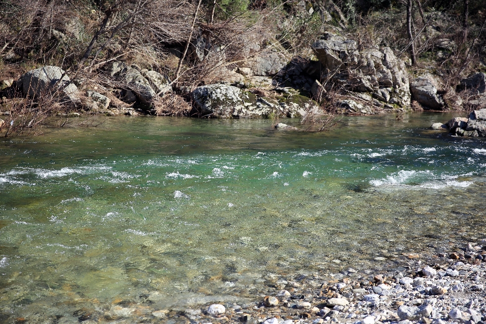 Laut air sungai kecil
 gurun
