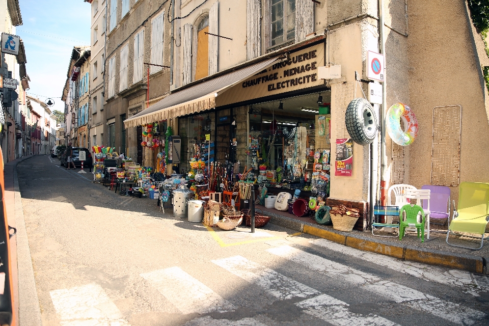 Pedestrian road street town