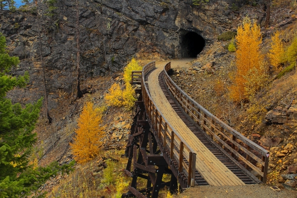 Rock mountain track road Photo