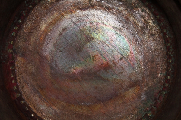 Wood texture round circle Photo