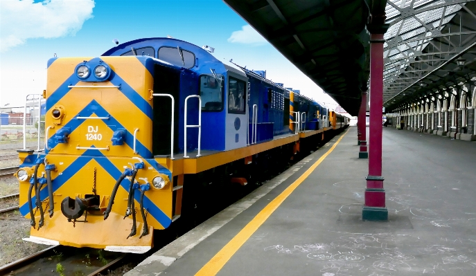 Train transport vehicle station Photo