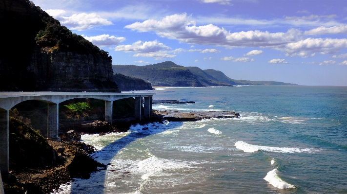 Beach sea coast rock Photo