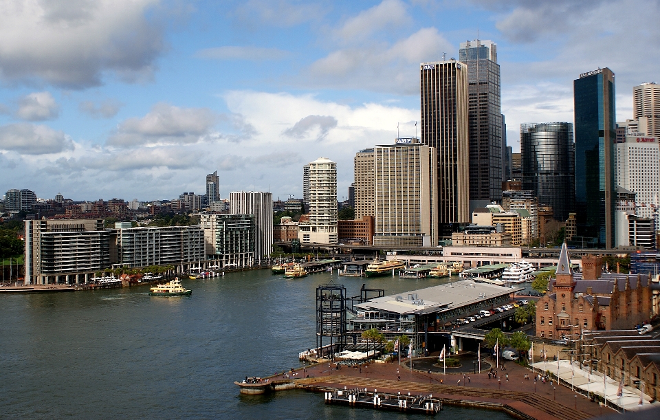 Coast horizon dock skyline