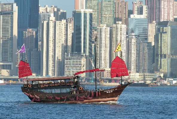 Boat ship vehicle junk Photo