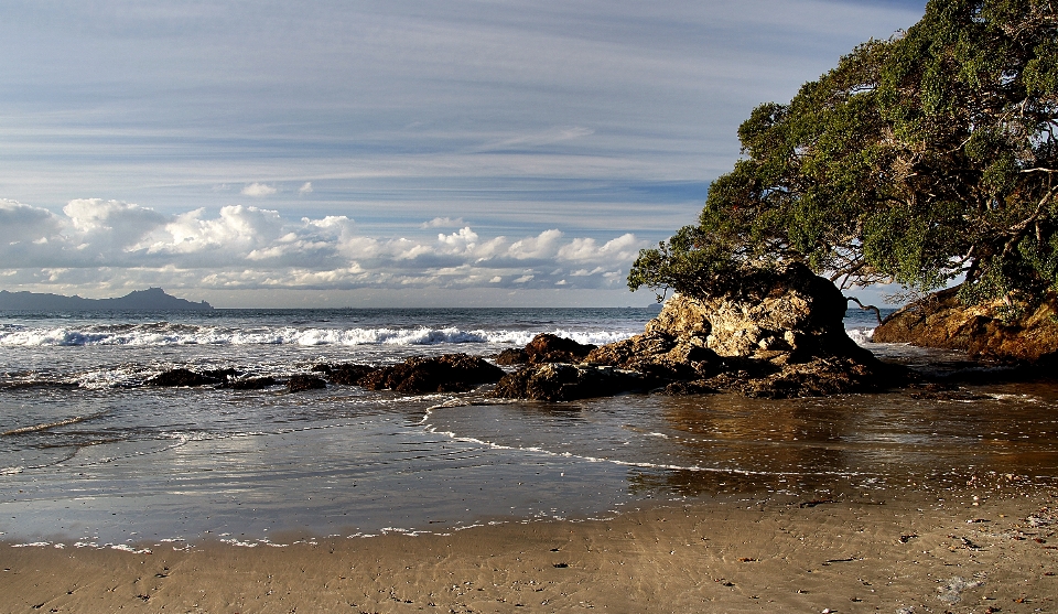 Pantai lanskap laut pesisir