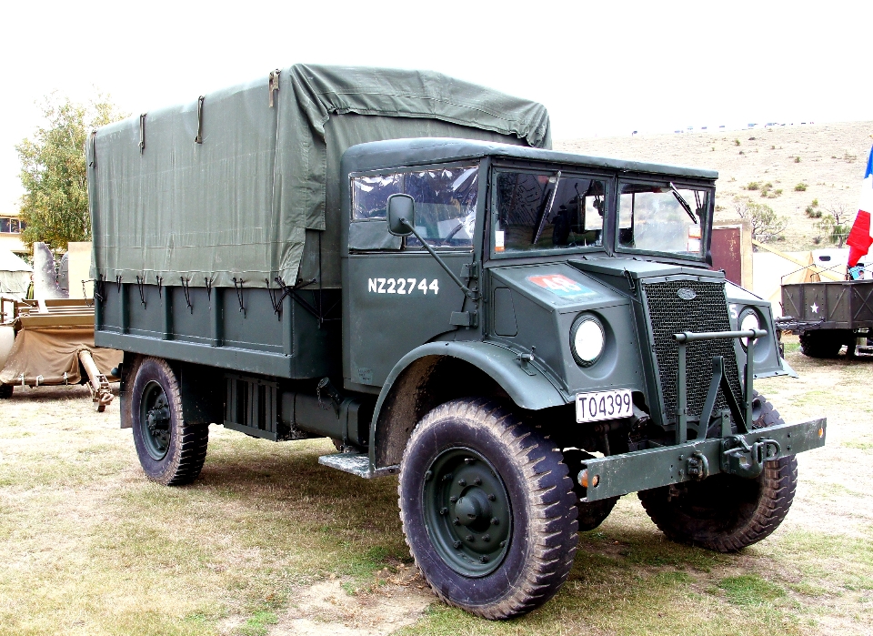 Car transport truck army