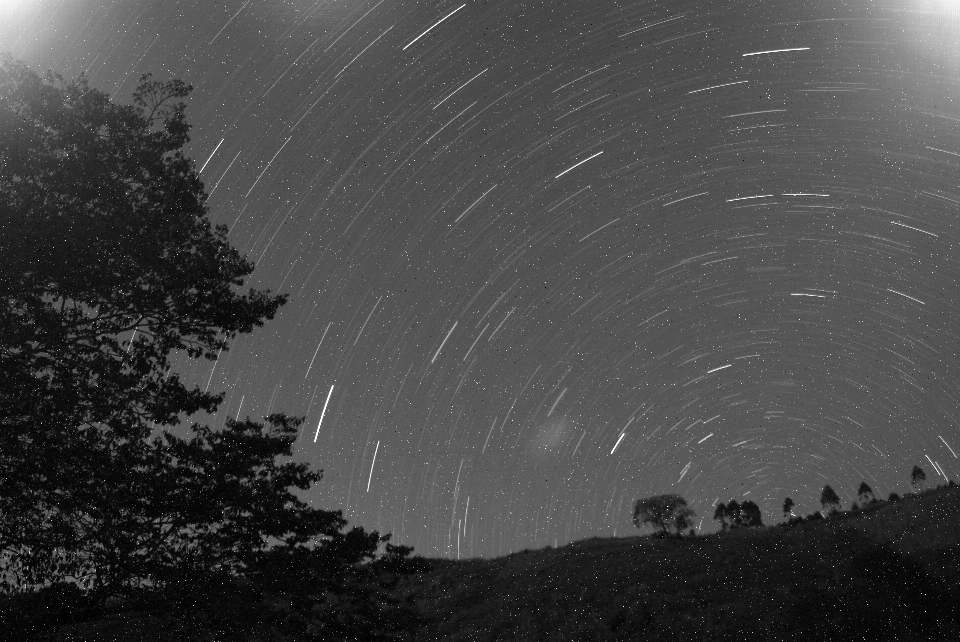 Lumière noir et blanc
 ciel nuit