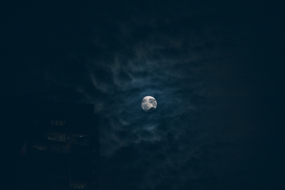 Nuage ciel nuit atmosphère