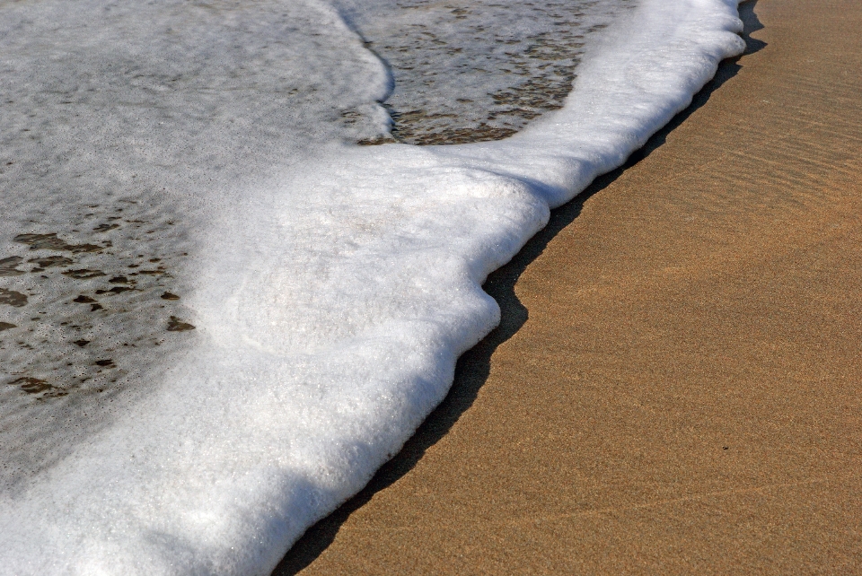 Plaża morze piasek rock