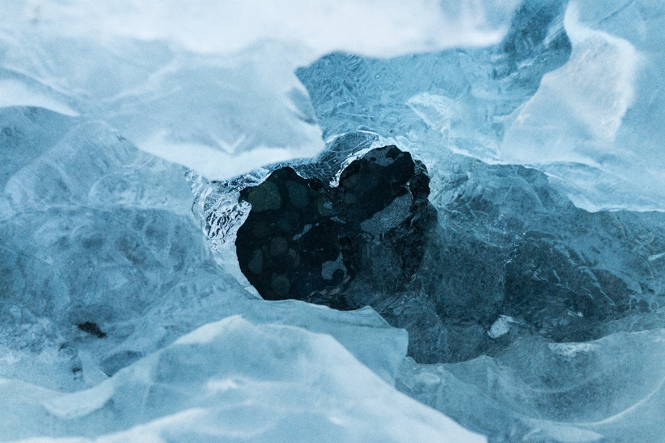 Mountain range ice glacier