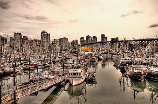 Sea dock boat bridge Photo