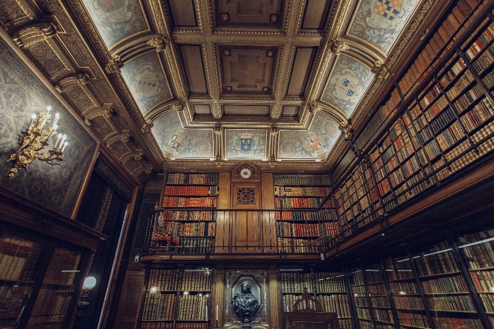 Book architecture wood mansion