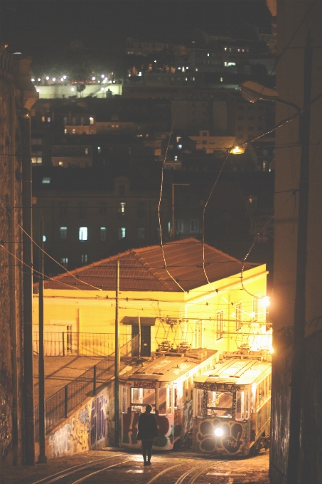 Licht straße nacht restaurant