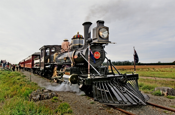 Track steam train transport Photo