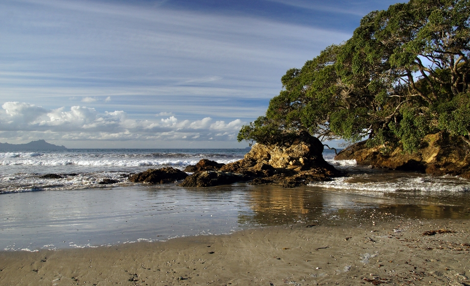 Pantai lanskap laut pesisir