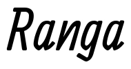 Ranga Font