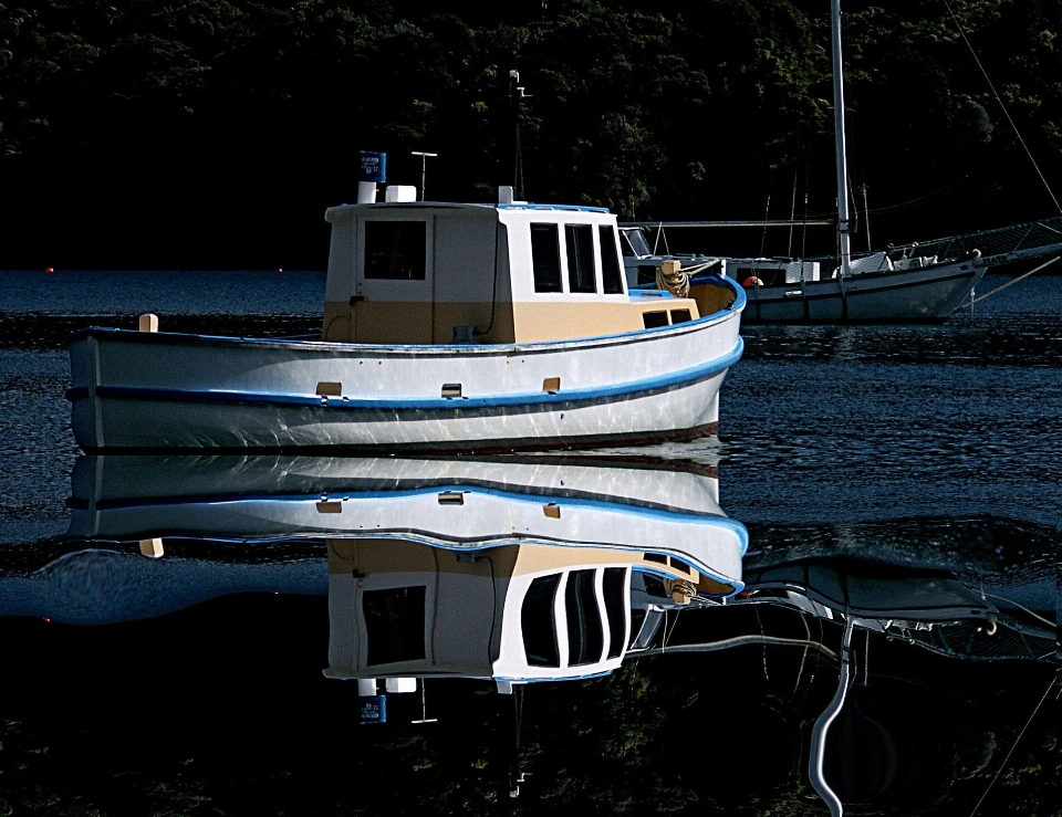 Morze dock łódź statek