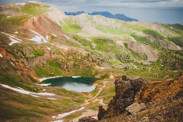 Landscape coast rock wilderness Photo