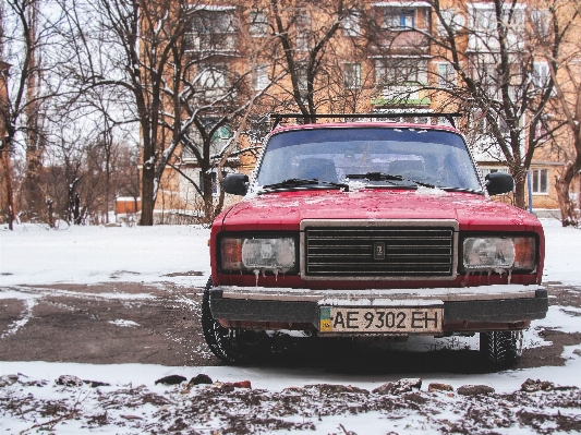 Snow car building truck Photo