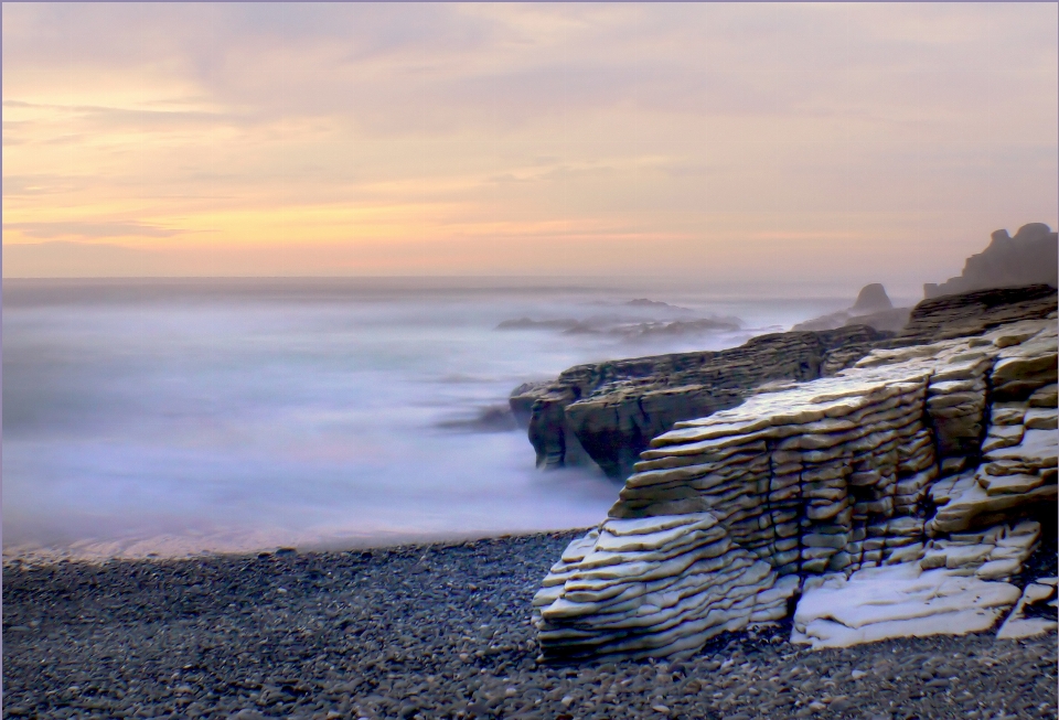 Plage paysage mer côte