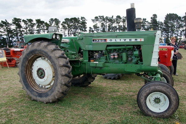 Tractor wheel farming vehicle Photo