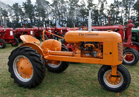 Tractor wheel farming vehicle Photo