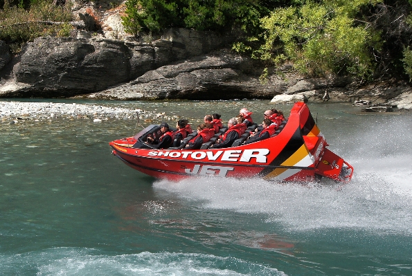 Boat river recreation red Photo