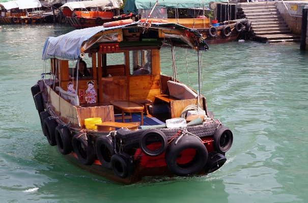 Boat vehicle fishing junk Photo